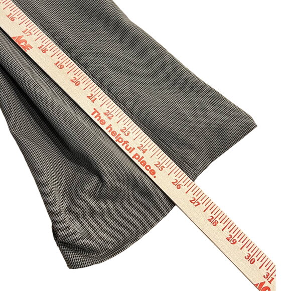 IZOD Brown & Tan Houndstooth Pleated Straight Leg Mens Dress Pants Mens 38 x 30 - Picture 14 of 15